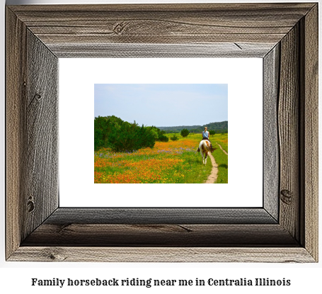 family horseback riding near me in Centralia, Illinois